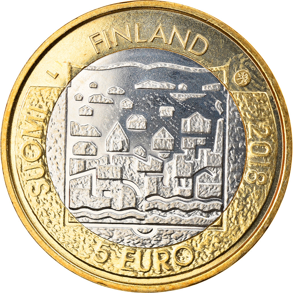 Finland, 5 Euro, MAUNO KOIVISTO, 2018, MS(63), Bi-Metallic, KM:New