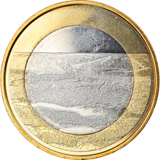 Finland, 5 Euro, PALLASTUNTURI, 2018, Vantaa, MS(63), Bi-Metallic