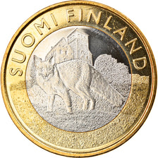 Finland, 5 Euro, Finland Proper, 2014, Vantaa, MS(63), Bi-Metallic, KM:210