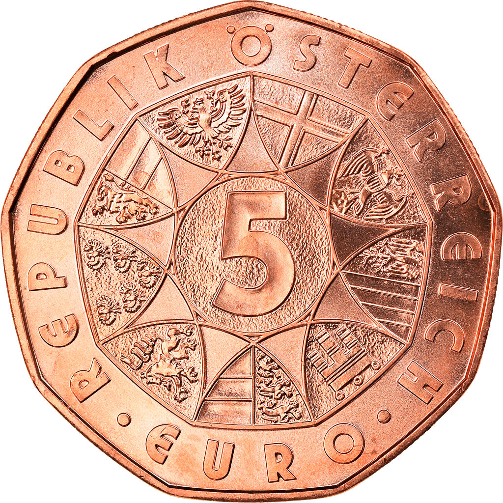 Austria, 5 Euro, 150 years danube waltz, 2017, FDC, Rame