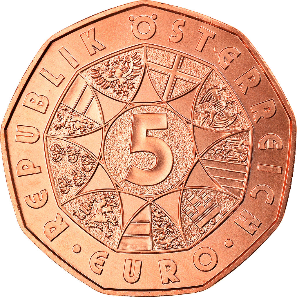 Österreich, 5 Euro, New Year, 2019, STGL, Kupfer