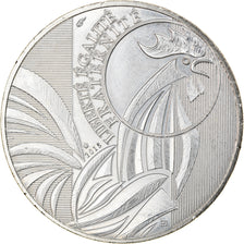 France, 10 Euro, Coq, 2015, Paris, MS(63), Silver