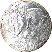 Frankrijk, Parijse munten, 10 Euro, Auguste Rodin, 2017, Paris, UNC, Zilver