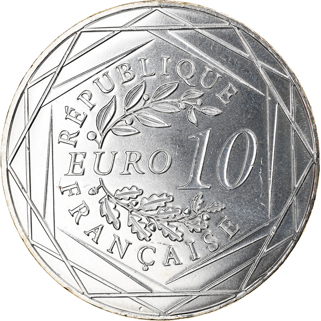 France, Monnaie de Paris, 10 Euro, Auguste Rodin, 2017, Paris, MS(64), Silver