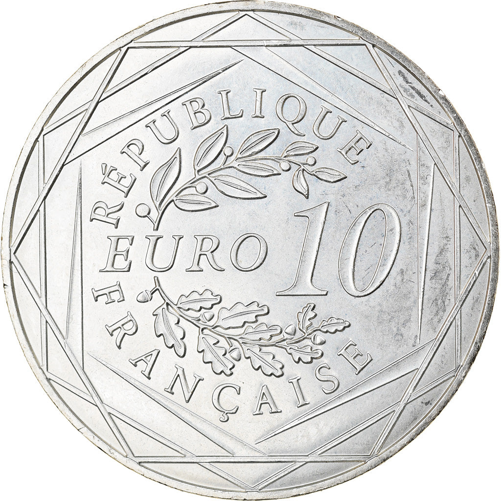France, 10 Euro, Centenaire de l'Armistice, 2018, MS(64), Silver
