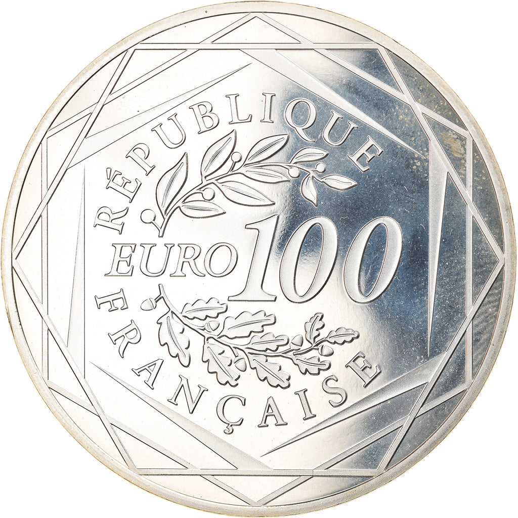 France, Monnaie de Paris, 100 Euro, Marianne, 2017, Paris, FDC, Argent