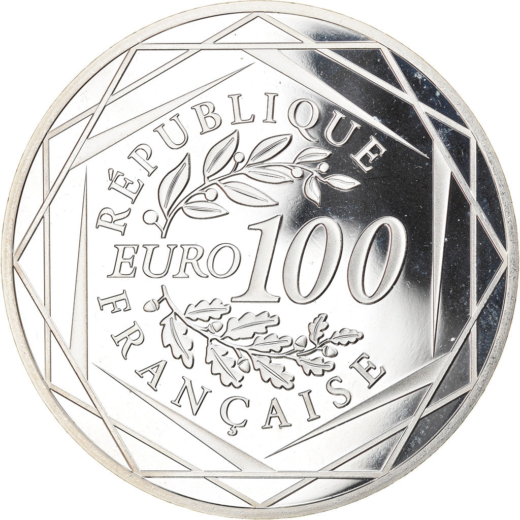 France, Monnaie de Paris, 100 Euro, Marianne, 2017, Paris, FDC, Argent