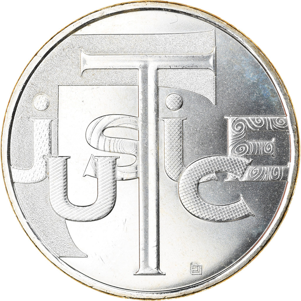 France, 25 Euro, Justice, 2013, Paris, MS(64), Silver