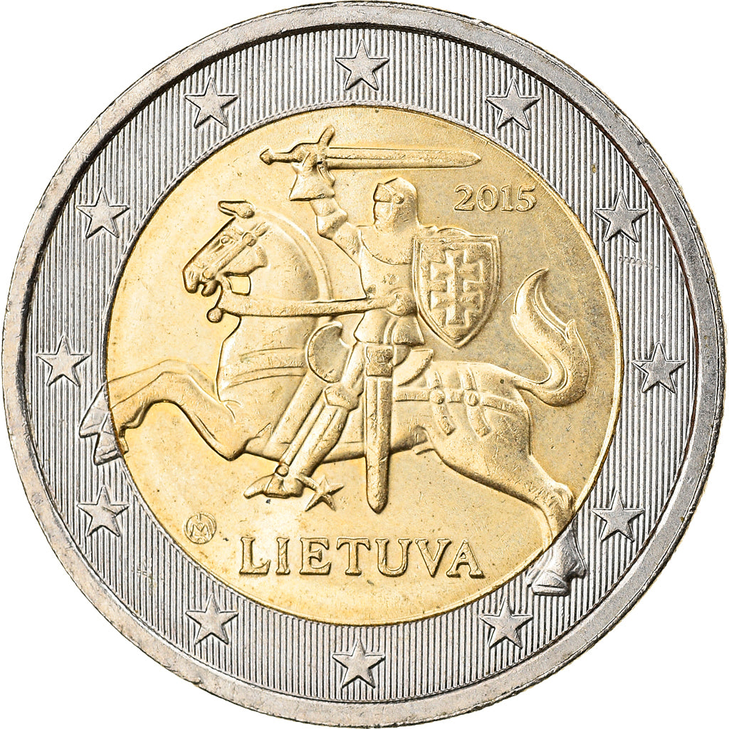 Lithuania, 2 Euro, 2015, SPL, Bi-Metallic, KM:212