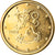 Finland, Euro Cent, 2004, Vantaa, gold-plated coin, MS(64), Copper Plated Steel