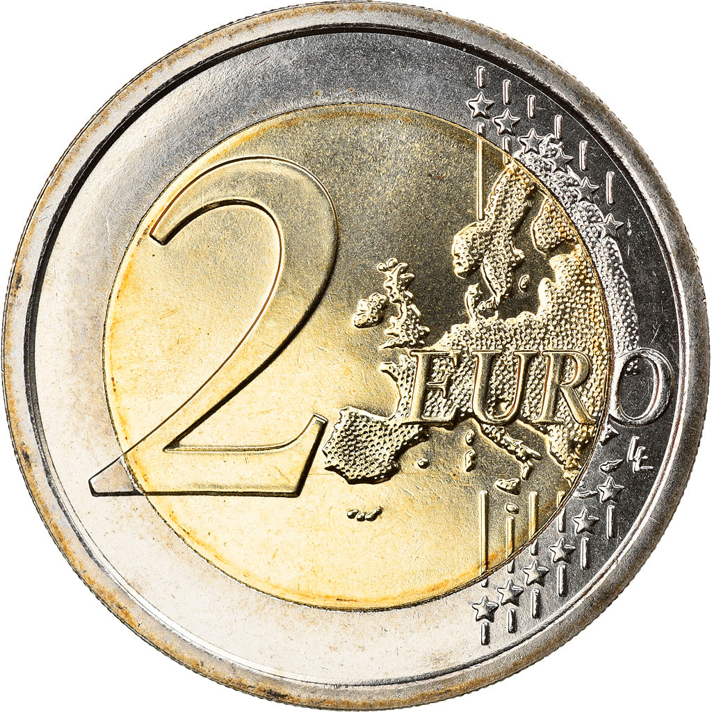 San Marino, 2 Euro, 2017, Colourized, MS(65-70), Bi-Metallic