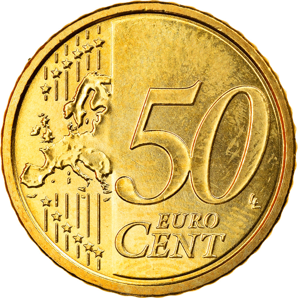 San Marino, 50 Euro Cent, 2017, Colourized, UNZ+, Messing