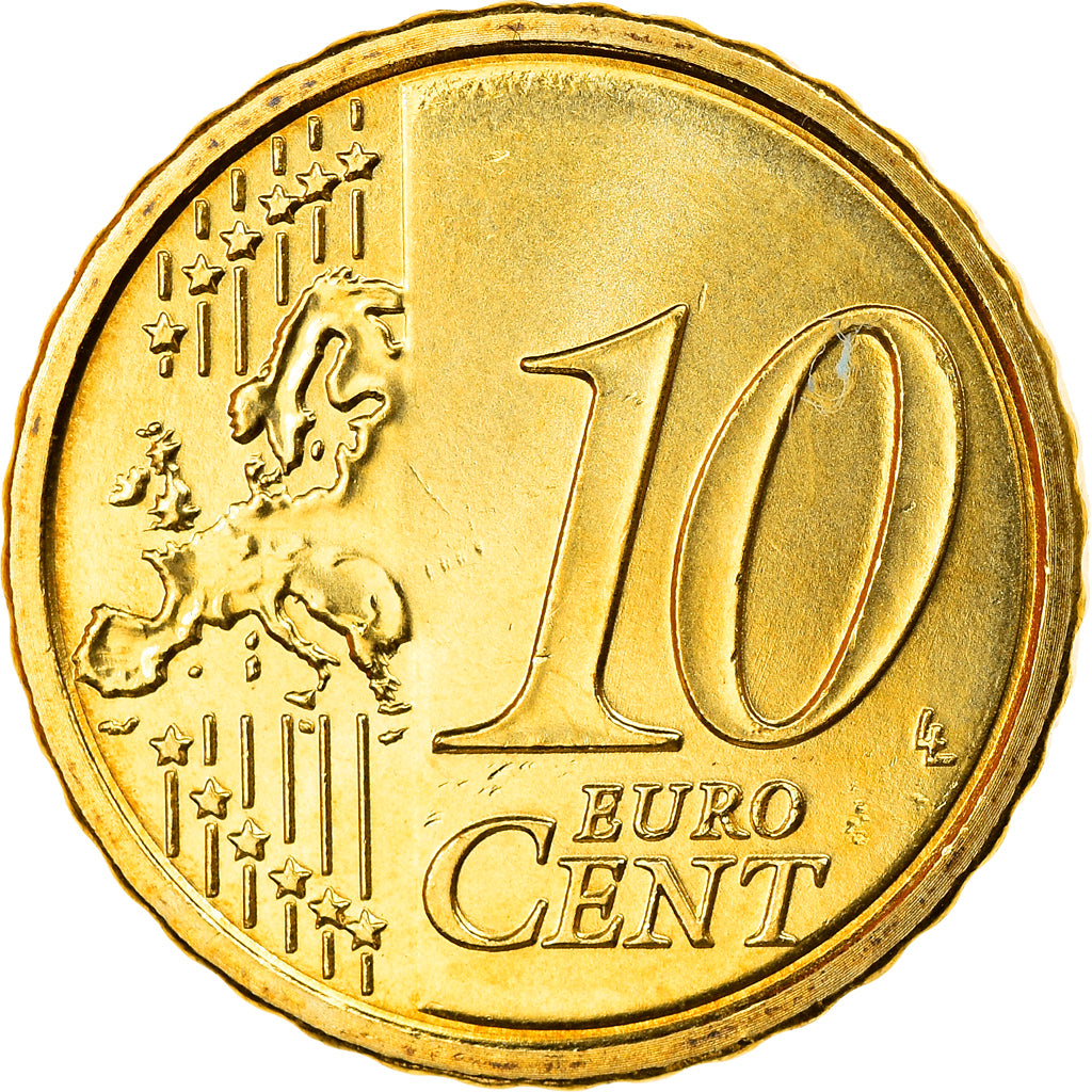 San Marino, 10 Euro Cent, 2017, Colourized, SPL+, Ottone