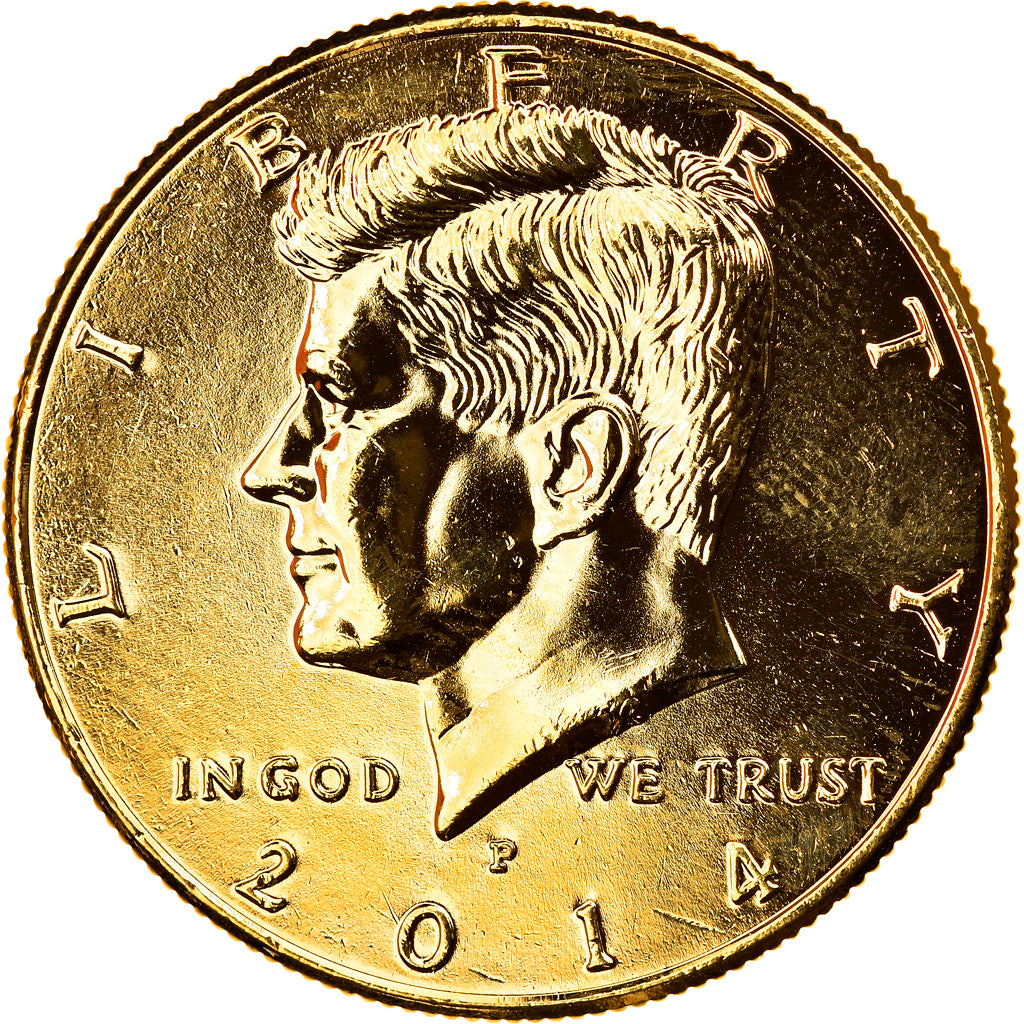 Coin, United States, Half Dollar, 2014, Philadelphia, golden, MS(64)