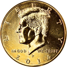 Coin, United States, Half Dollar, 2014, Philadelphia, golden, MS(64)