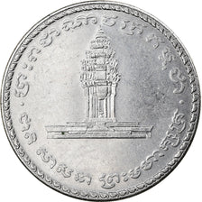 Coin, Cambodia, 50 Riels, 1994, MS(64), Steel, KM:92