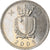 Coin, Malta, 10 Cents, 2005, MS(63), Nickel