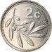 Moneta, Malta, 2 Cents, 2004, MS(63), Nikiel