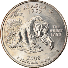 Coin, United States, Alaska, Quarter, 2008, Denver, MS(65-70), Copper-Nickel