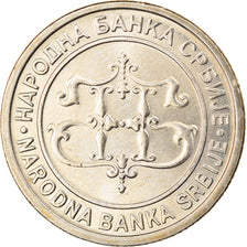Coin, Serbia, 2 Dinara, 2003, MS(64), Copper-Nickel-Zinc, KM:35