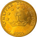 Monnaie, Tajikistan, 50 Drams, 2001, St. Petersburg, SPL+, Laiton, KM:6.1