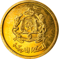 Coin, Morocco, Mohammed VI, 5 Santimat, 2002, MS(65-70), Aluminum-Bronze, KM:112