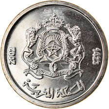 Coin, Morocco, Mohammed VI, 1/2 Dirham, 2002, MS(64), Copper-nickel, KM:116