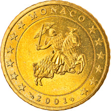 Monaco, 50 Euro Cent, 2001, Paris, SPL, Ottone, KM:172