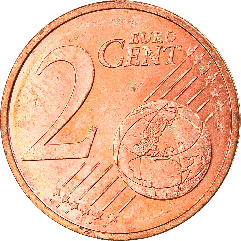Monaco, 2 Euro Cent, 2001, Paris, MS(63), Copper Plated Steel, KM:168