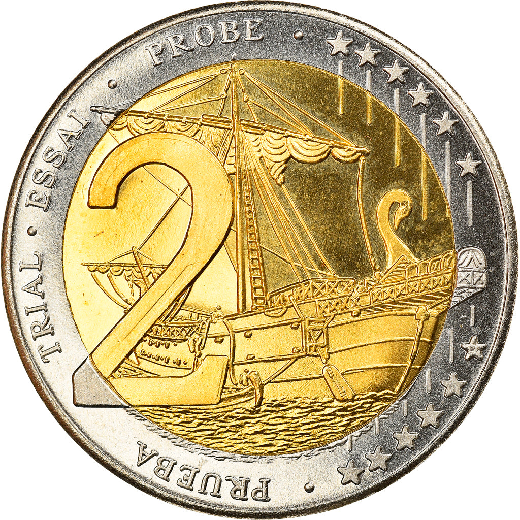 Moneda, Chipre, 2 Euro, 2004, Proof, FDC, Bimetálico