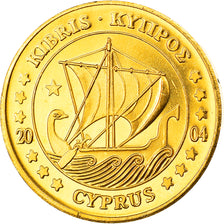 Coin, Cyprus, 10 Cents, 2004, Proof, MS(65-70), Brass