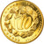 Moneta, Cypr, 10 Cents, 2004, Proof, MS(65-70), Mosiądz