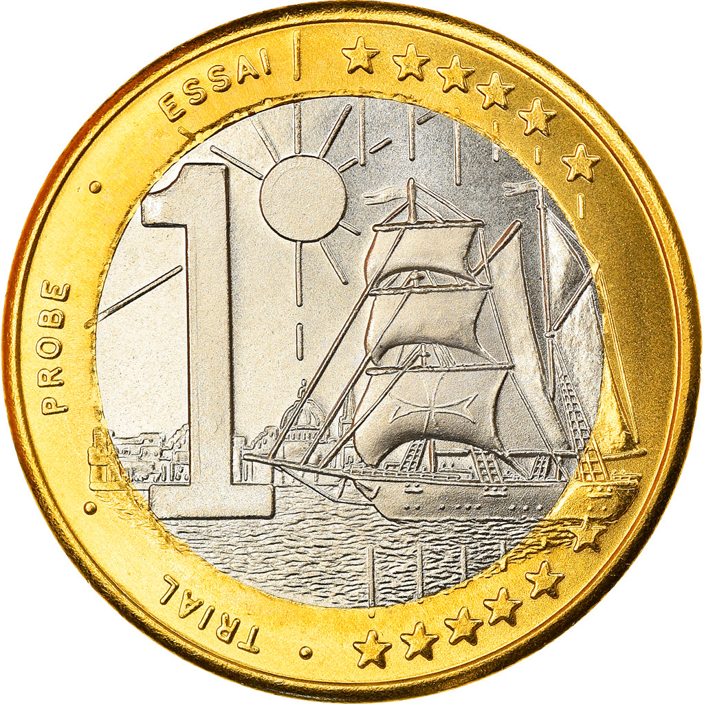 Moneta, Malta, 1 Euro, 2004, Proof, FDC, Bi-metallico