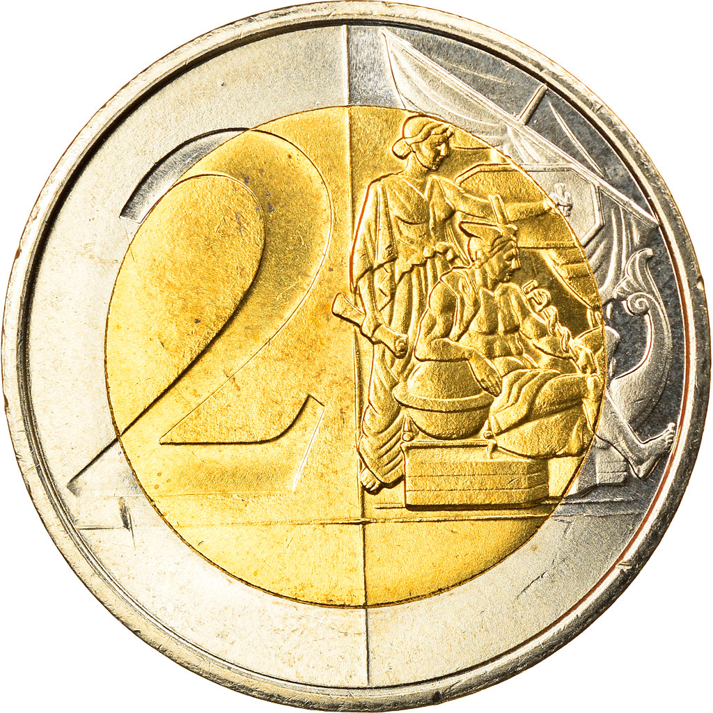 Coin, Guernsey, 2 Euro, 2004, Proof, MS(65-70), Bi-Metallic