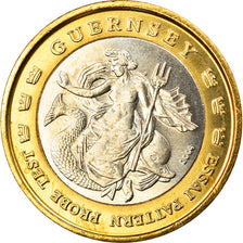 Münze, Guernsey, 1 Euro, 2004, Proof, STGL, Bi-Metallic