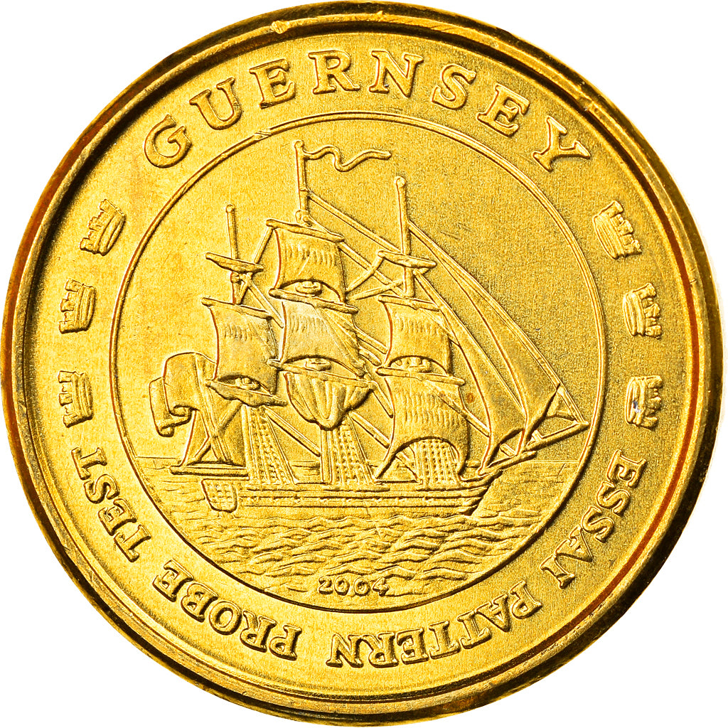 Moneta, Guernsey, 50 Cents, 2004, Proof, FDC, Ottone