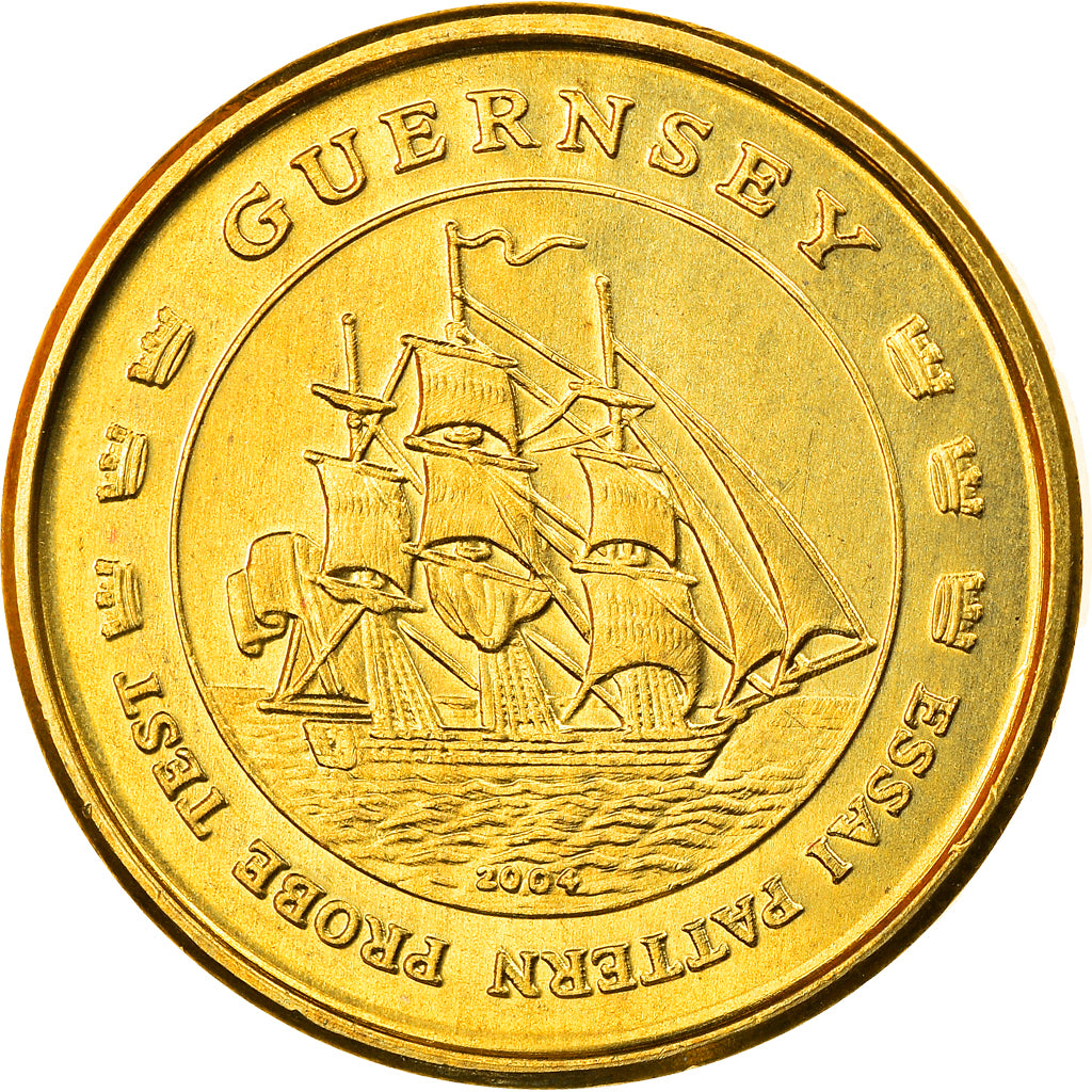 Moneta, Guernsey, 20 Cents, 2004, Proof, FDC, Ottone