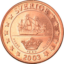 Coin, Sweden, 1 Cent, 2003, Proof, MS(65-70), Copper