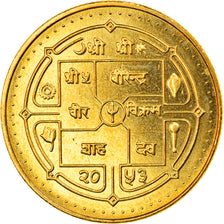 Monnaie, Népal, SHAH DYNASTY, Birendra Bir Bikram, 5 Rupee, 2013, Kathmandu
