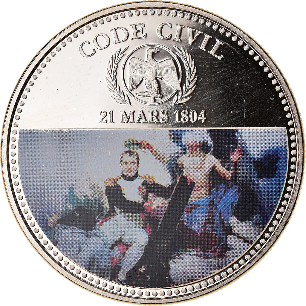 France, Medal, Napoléon Ier, Code Civil (1804), MS(65-70), Copper-nickel