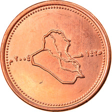 Coin, Iraq, 25 Dinars, 2003/AH1424, MS(63), Copper Plated Steel, KM:175