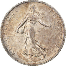 Coin, France, Semeuse, 2 Francs, 1919, Paris, AU(50-53), Silver, KM:845.1