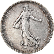 Coin, France, Semeuse, 2 Francs, 1919, Paris, EF(40-45), Silver, KM:845.1