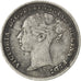 GREAT BRITAIN, 3 Pence, 1886, KM #730, EF(40-45), Silver, 1.43