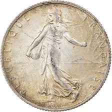 Coin, France, Semeuse, 2 Francs, 1920, Paris, AU(50-53), Silver, KM:845.1