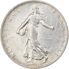 Coin, France, Semeuse, 2 Francs, 1917, Paris, AU(50-53), Silver, KM:845.1