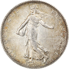 Moneta, Francia, Semeuse, 2 Francs, 1916, Paris, BB, Argento, KM:845.1