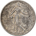 Moeda, França, Semeuse, 2 Francs, 1909, Paris, VF(30-35), Prata, KM:845.1