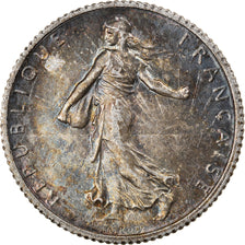 Coin, France, Semeuse, Franc, 1919, Paris, AU(50-53), Silver, KM:844.1