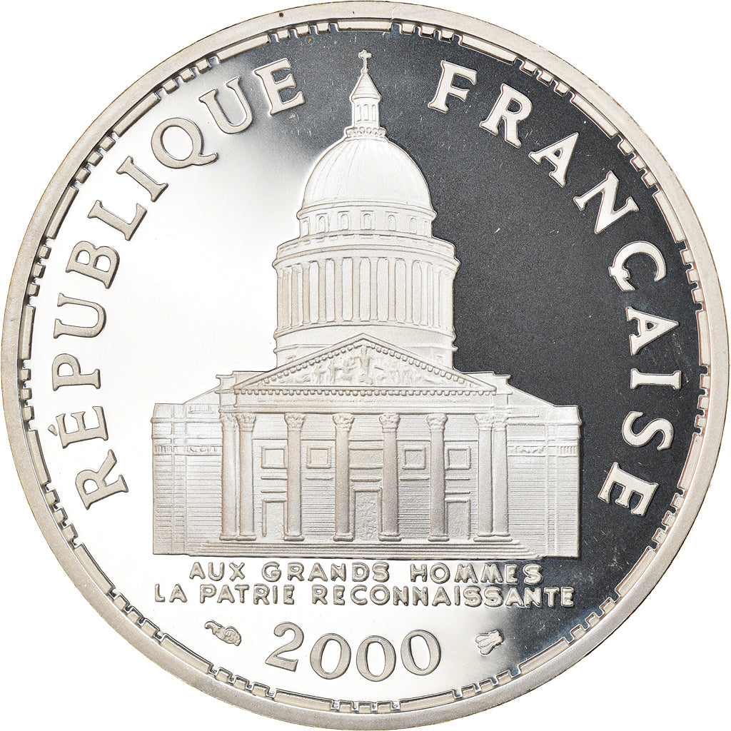 Coin, France, Panthéon, 100 Francs, 2000, Paris, Proof, MS(65-70), Silver